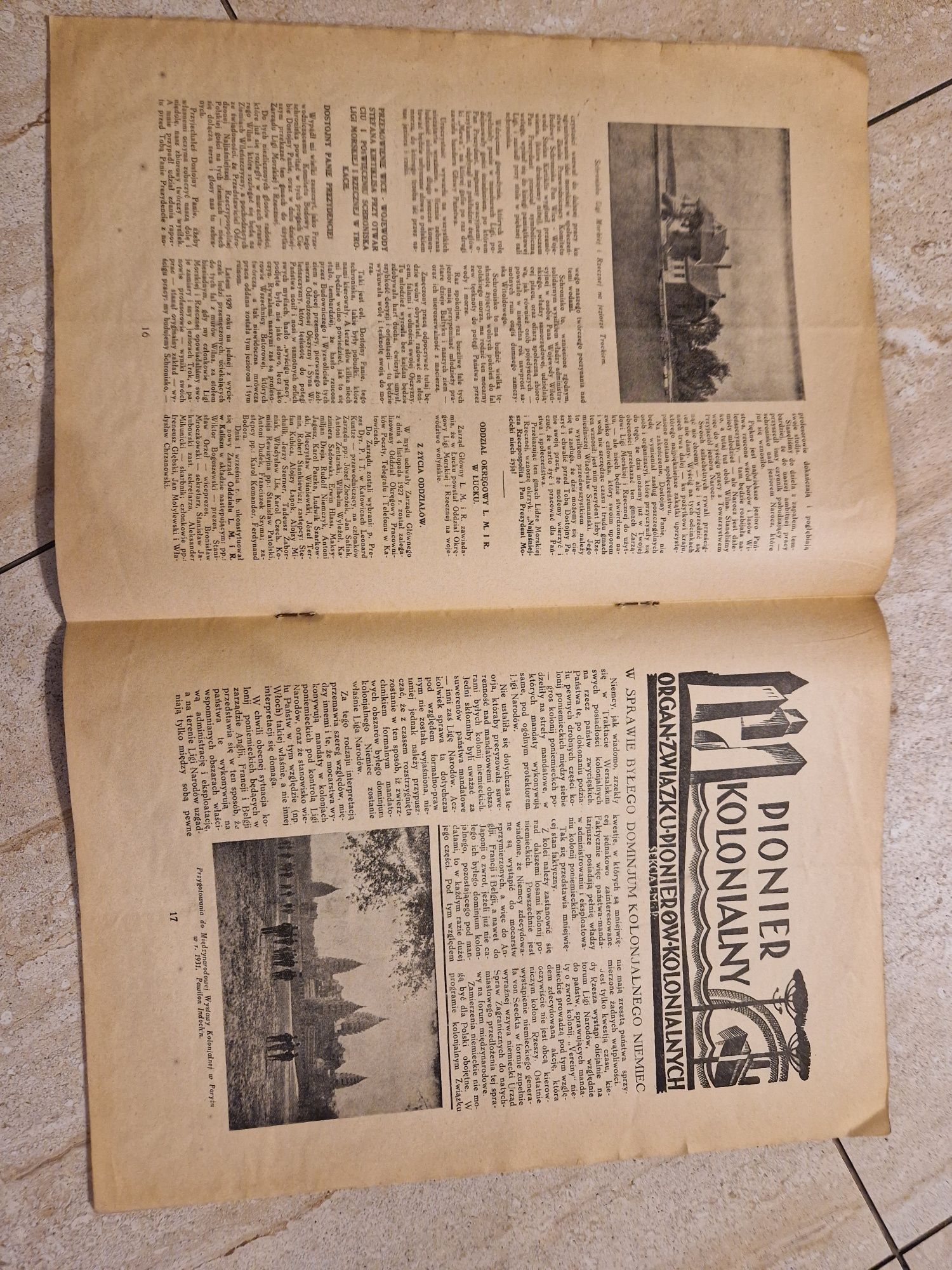 Czasopismo Morze wrzesień 1930r zeszyt 9