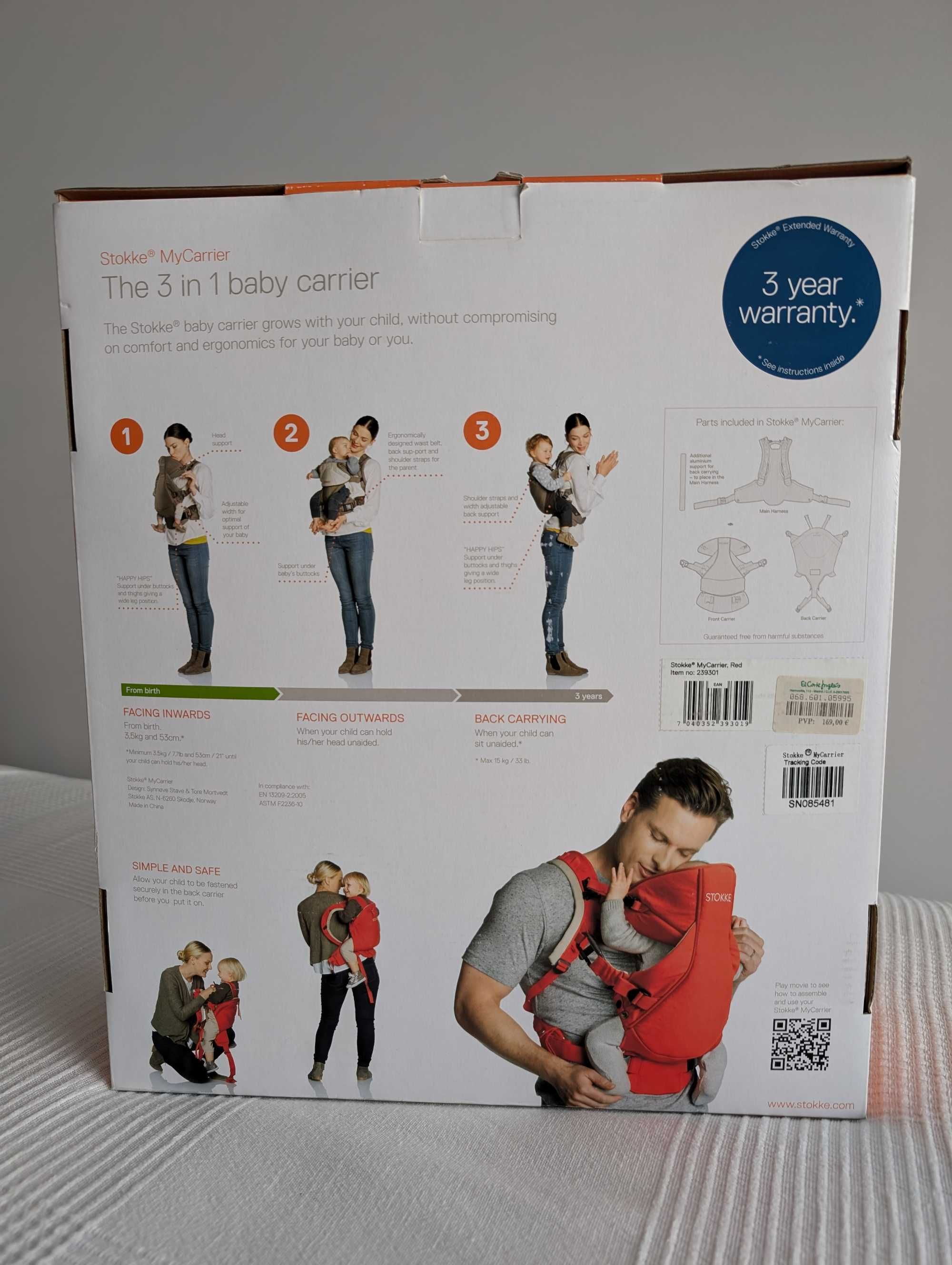 Marsúpio Stokke MyCarrier 3 in 1