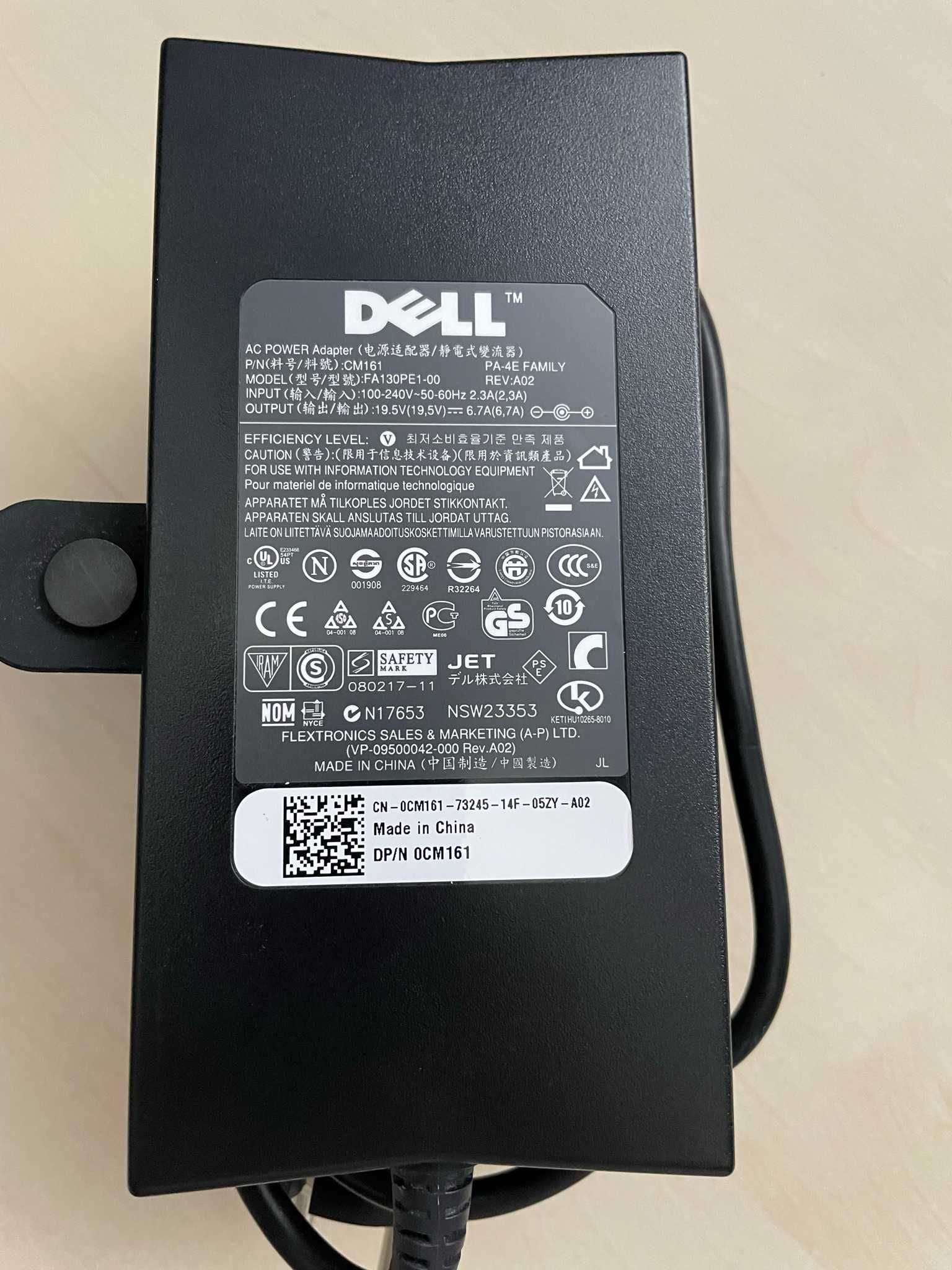 Stacja dokująca DELL PR03X z zasilaczem DELL FA130PE1