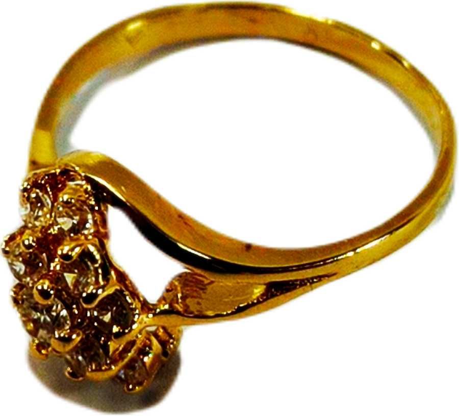Przepiękny złoty pierścionek z cyrkoniami 585 1,87g rozmiar 12