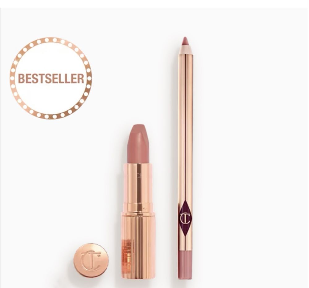 Charlotte Tilbury pillow talk набір ПОВНОМІРНИЙ помада і олівець