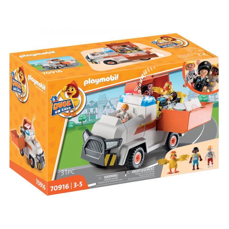 KLOCKI PLAYMOBIL 70916 Duck On Call Ambulans pogotowia ratunkowego