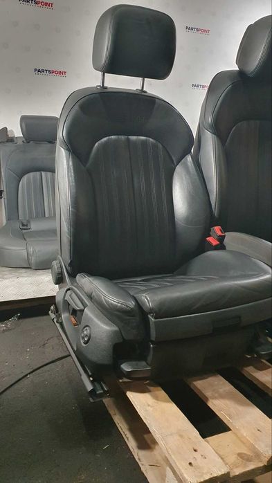 Салон шкіряний сидіння передні задні Audi A6 C7 S line 2011-2016 року