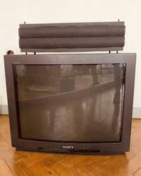 TV Sony, com 2 colunas de conjunto