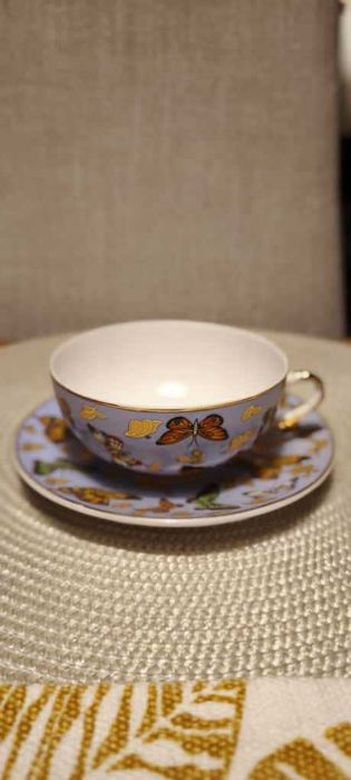 Zestaw 6 filiżanek japońskiej porcelany Yamasen NOWE