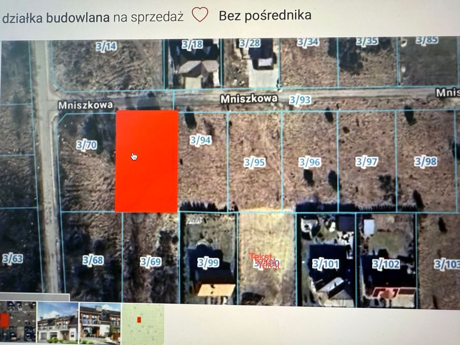 OKAZJA działka budowlana z pozwoleniem na budowę i projektem bliźniaka