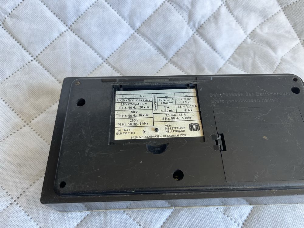 Miernik Analogowy Multimetr Uni21 Vintage Retro DDR PRL Elektryka