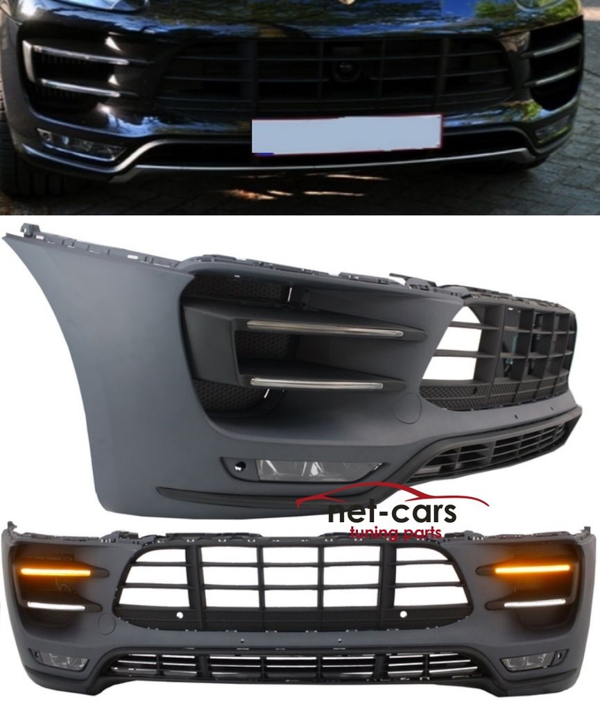 Zderzak przedni przód PORSCHE MACAN 95B 14-18 wzór Turbo GTS