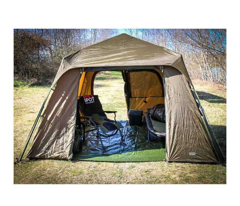 Tenda chalavar e sacos de retenção