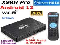 X98H Pro Tv Box 4/32Gb Android 12 H618