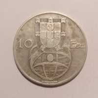 Moeda de 10 escudos 1954