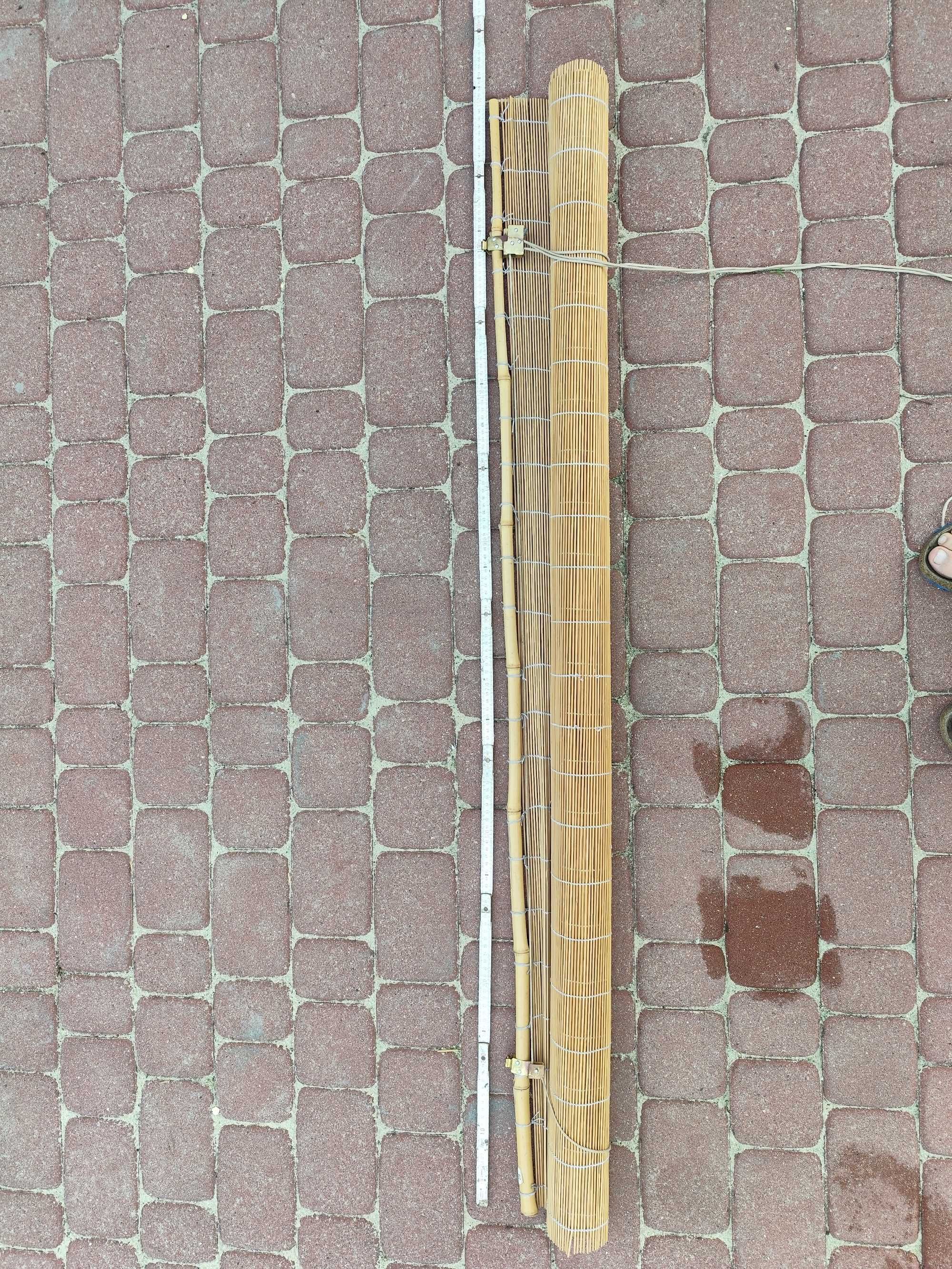 Roleta bambusowa na okno 150cm x 170cm (szer x dł)