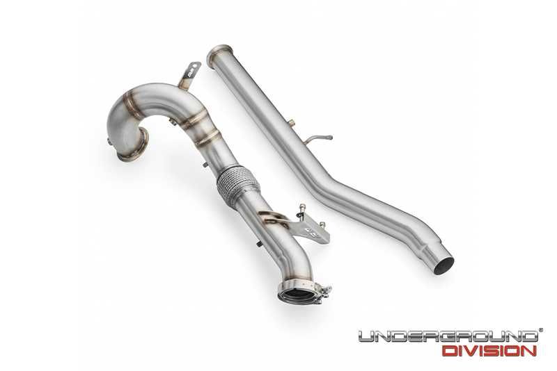 DOWNPIPE AUDI S3 8Y / VW GOLF MK8 R 2.0 TSI RM MOTORS