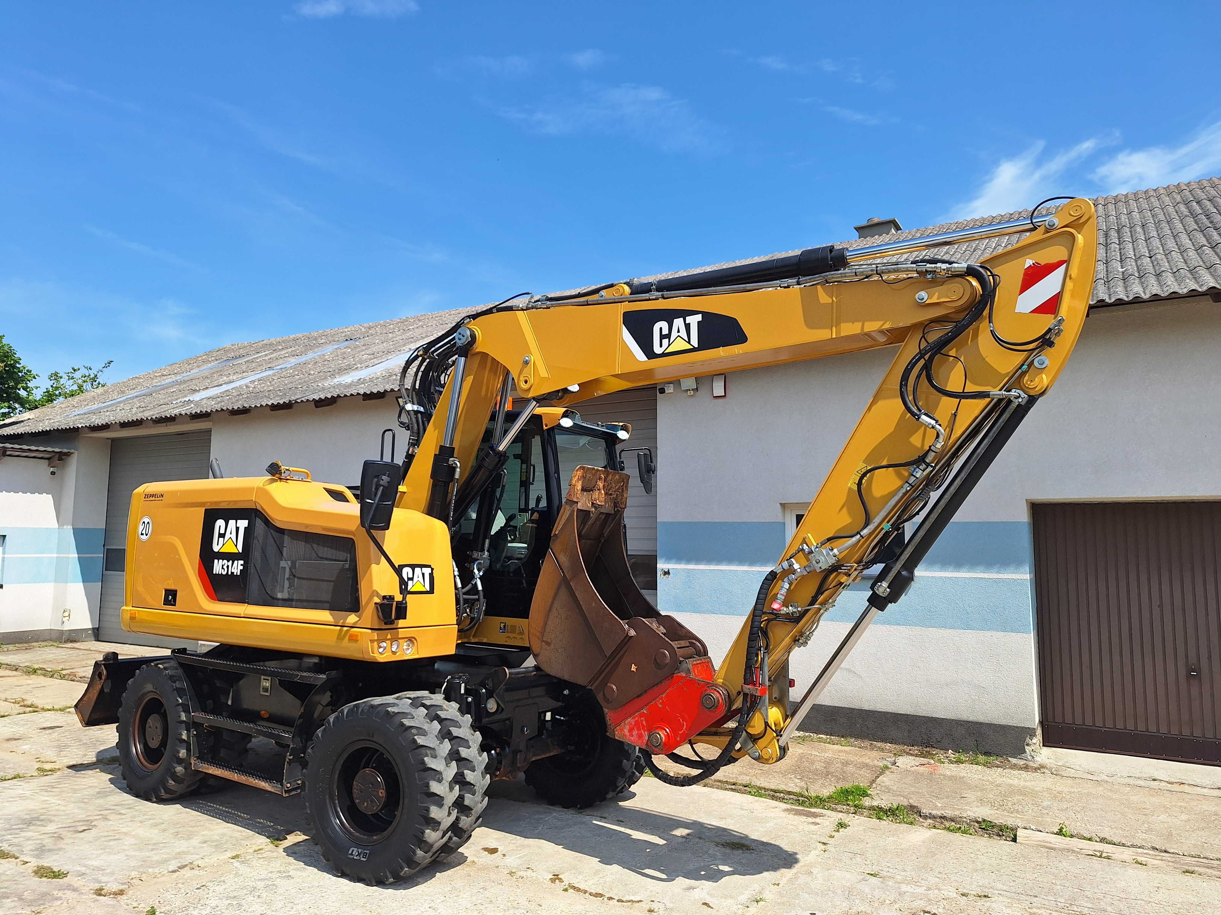 CAT 314F, rok 2017 z niemiec