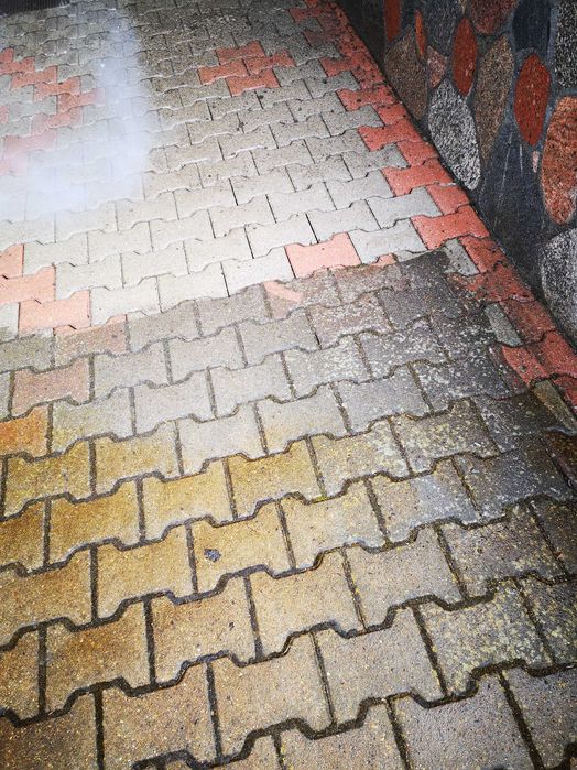 Mycie i malowanie elewacji, kostki brukowej, dachów