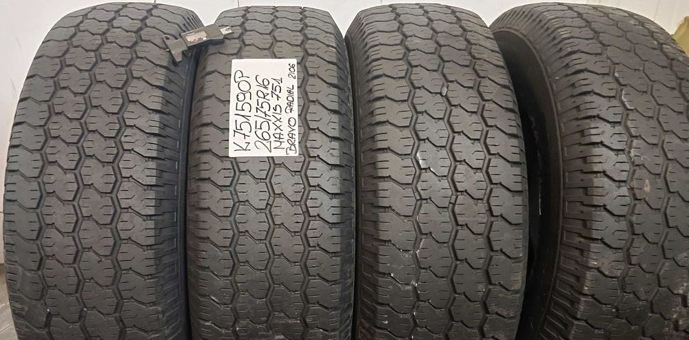 K751590P Komplet 265/75R16 Maxxis 751 Bravo Radial dot.2106