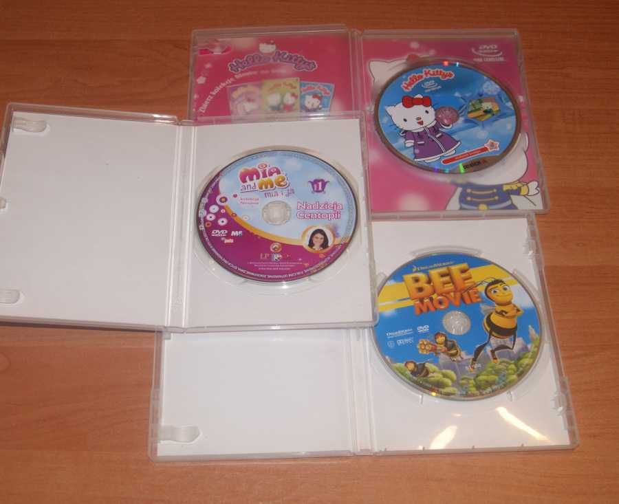 7 sztuk płyt zestaw bajek DVD