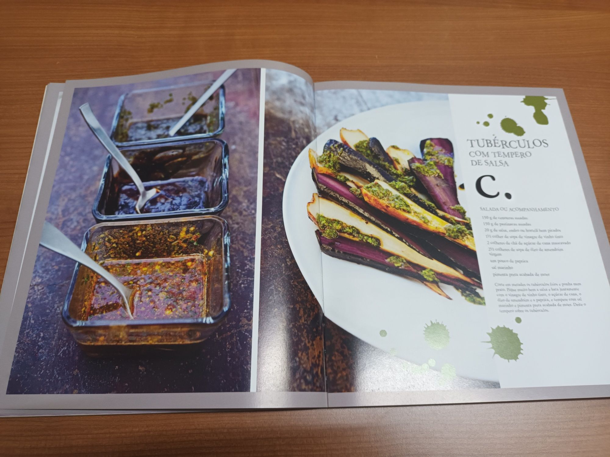 Livro de dicas e receitas culinárias