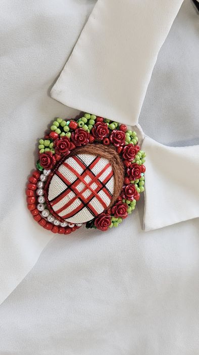 Брошка лялька-мотанка. Український подарунок,оберіг