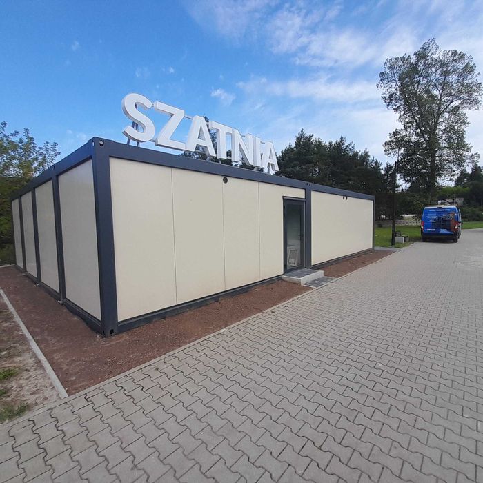 Kontener całoroczny kosmetyczny usługowy socjalny biurowy mieszkalny
