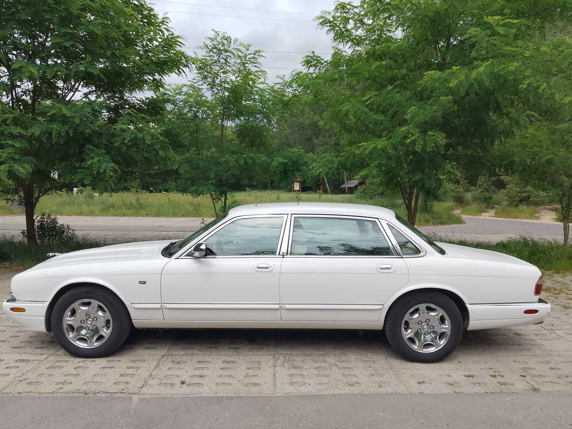 Jaguar Vanden Plas V8 Long. Auto do ślubu.