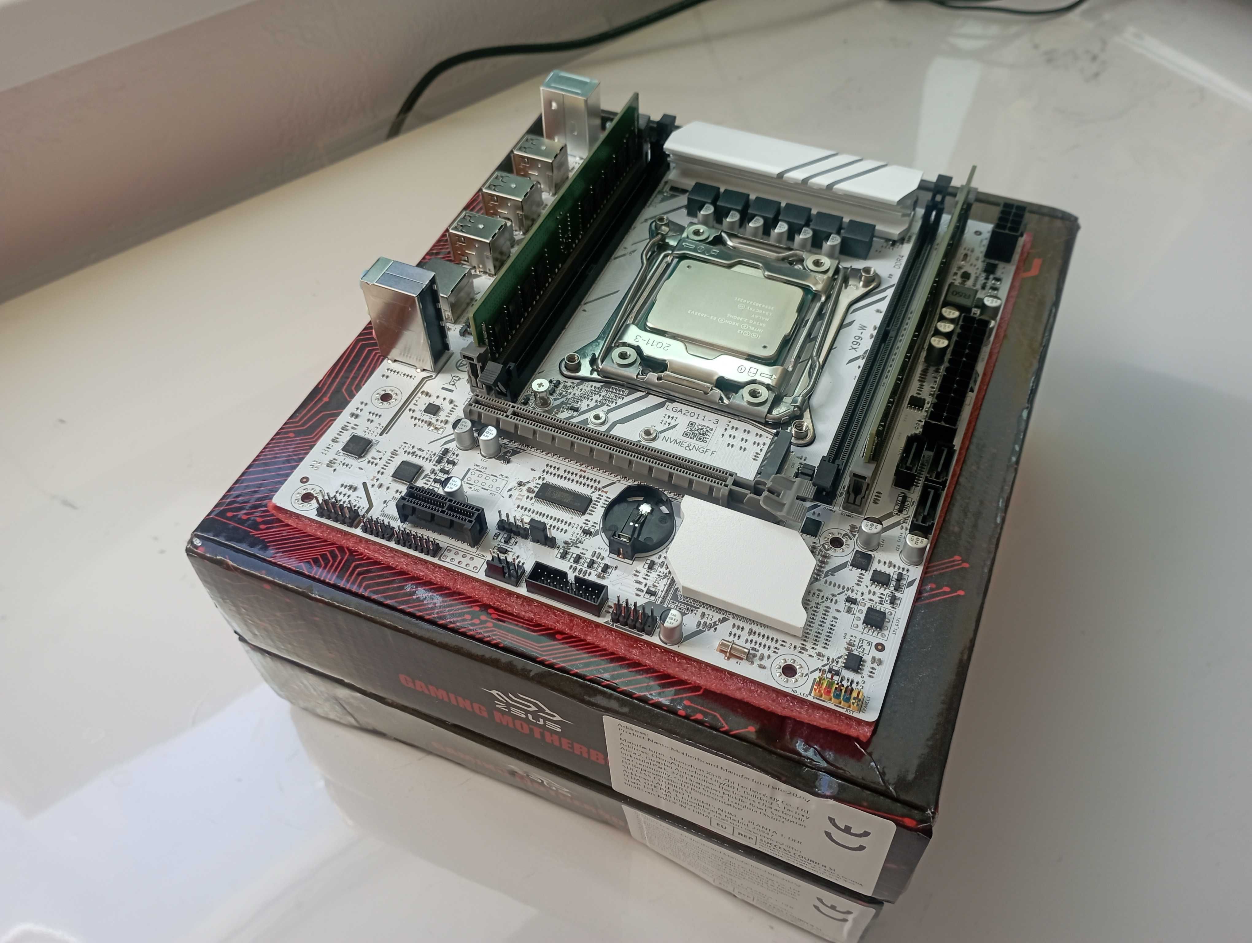 Потужний ігровий комплект мать + xeon 2695v3 + ddr4 16gb