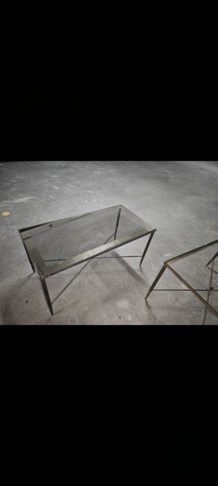 Mesa sala estanho vintage despachar