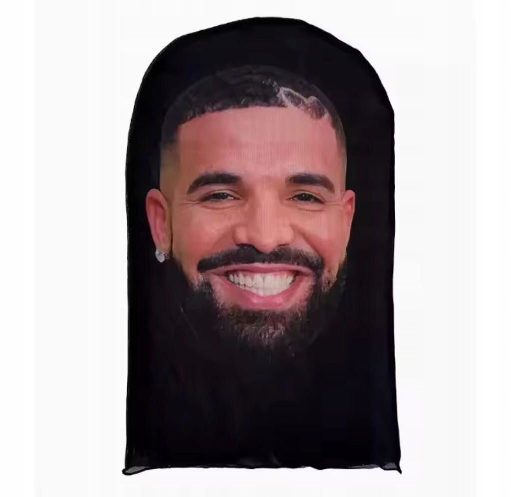 Śmieszna maska Drake Drizzy twarz śmieszny prezent