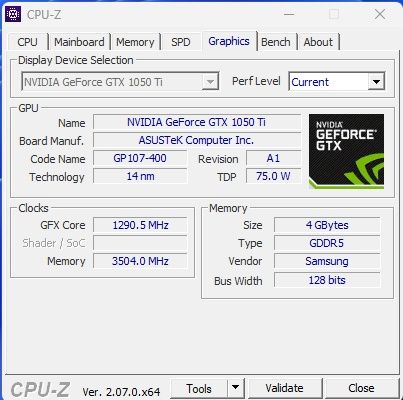 Видеокарта Asus GeForce GTX 1050 Ti Expedition 4GB GDDR5 128bit