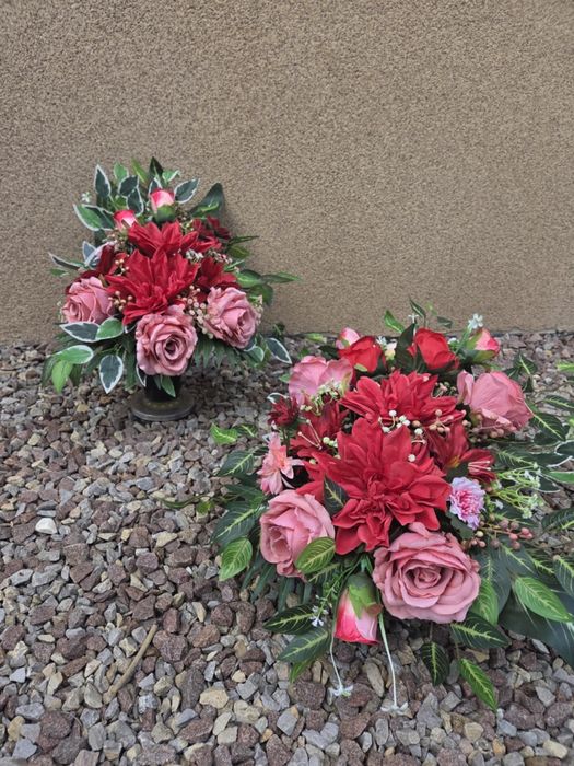 Kwiaty sztuczne, wiązanki na cmentarz, stroiki