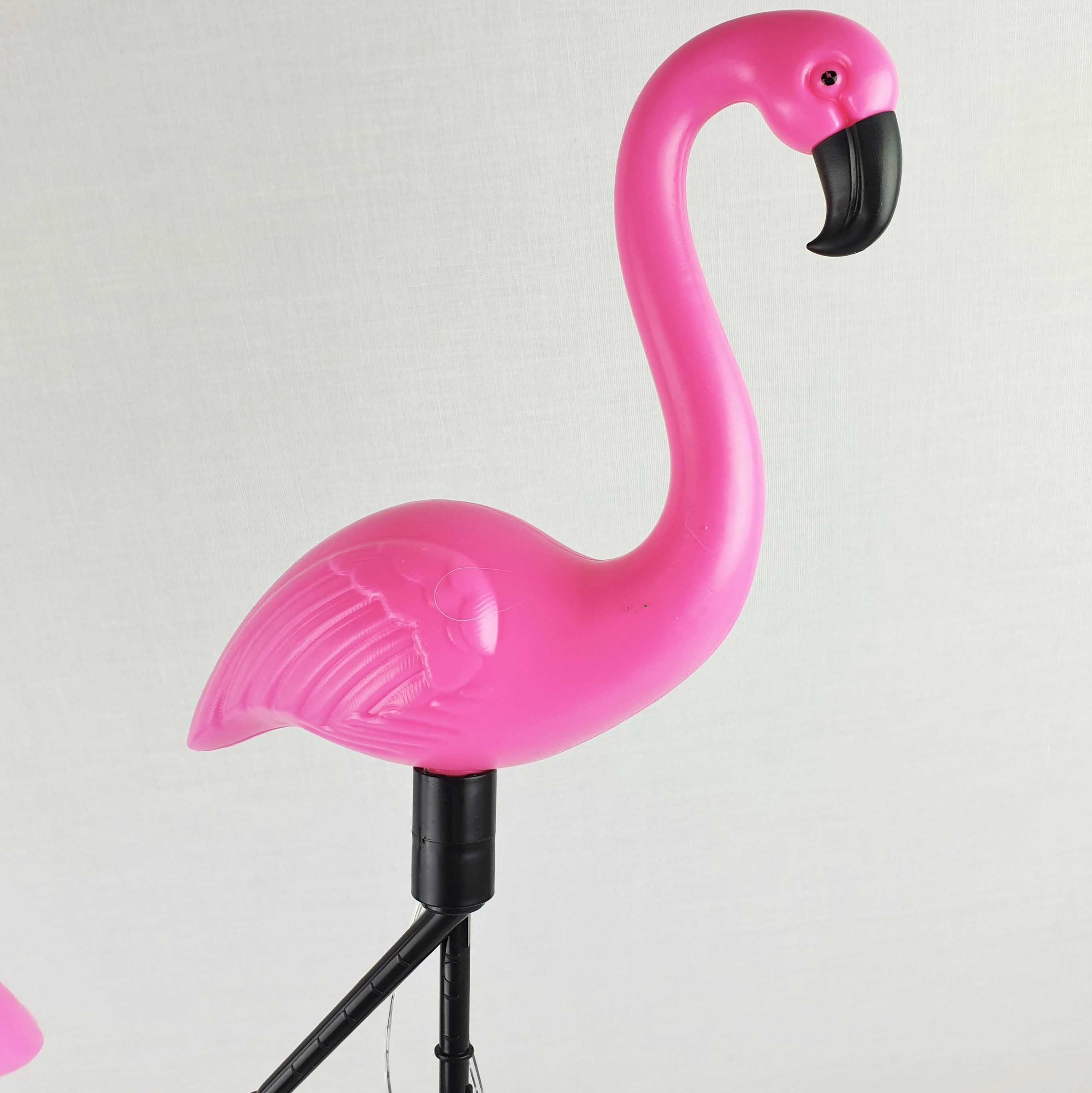 Gra świateł Lampa solarna LED flaming 54 cm flamingi 3 szt