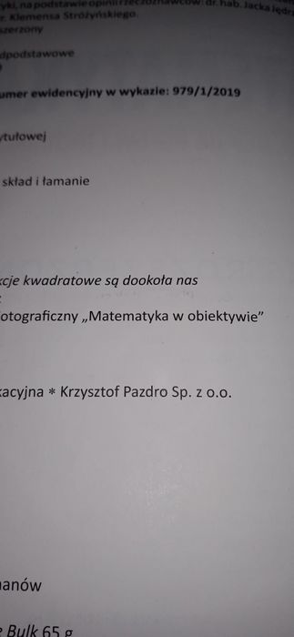Matematyka 1 podręcznik