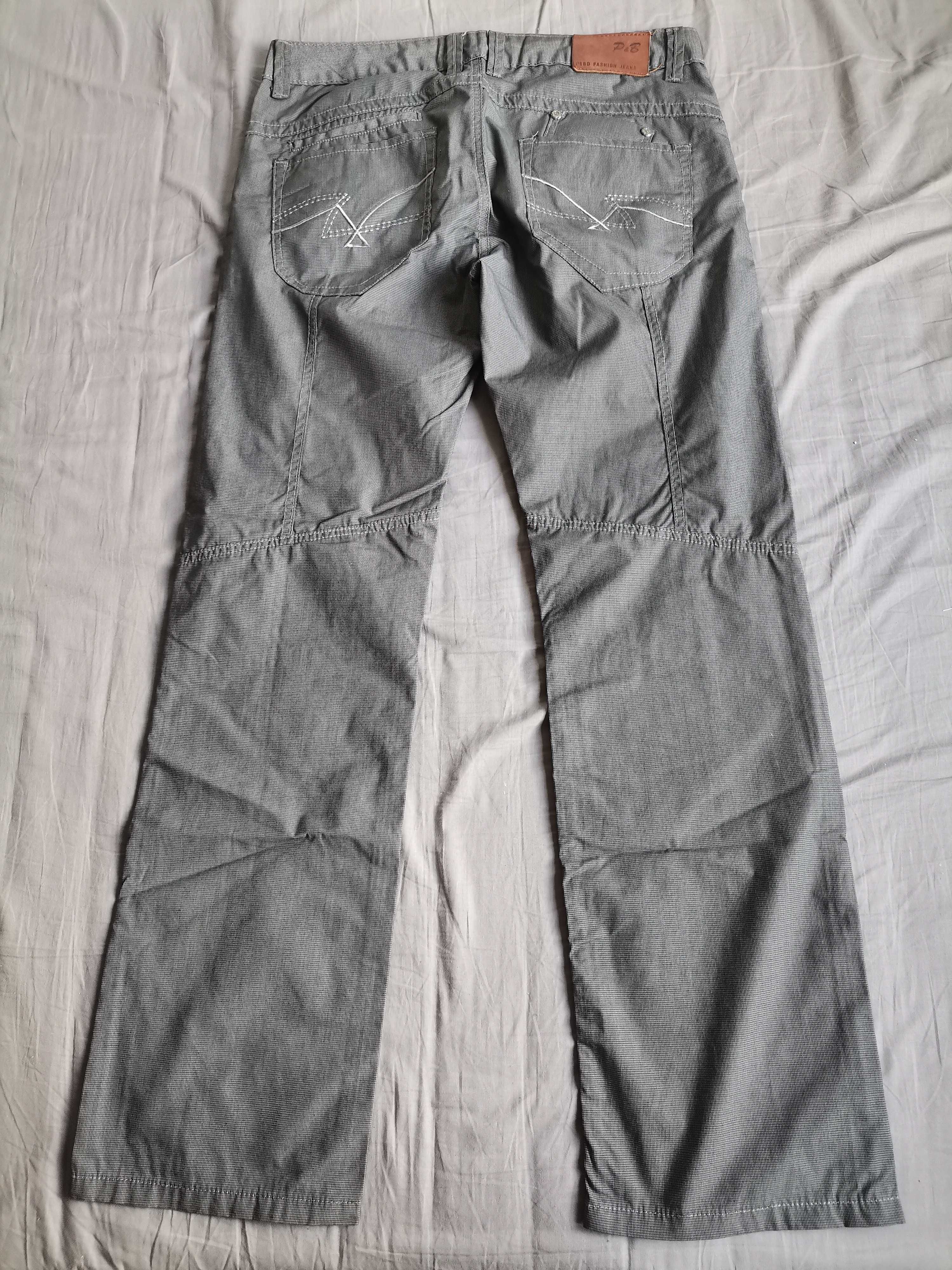 NOWE Bawełniane Spodnie Męskie PEBO Fashion XL