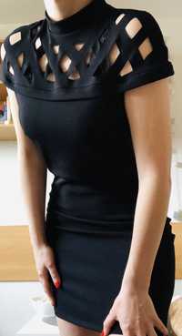 Seksowna Sukienka - letnia, kusząca, impreza, mała czarna, rozmiar 38