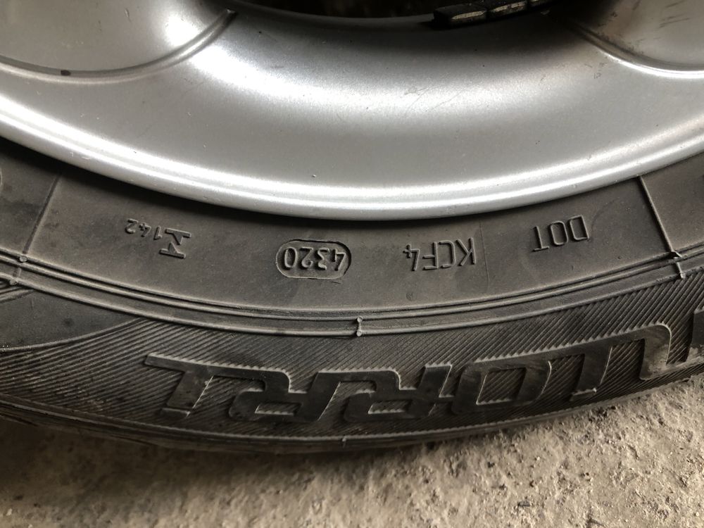 Резина разом з титанами 185/65 r14