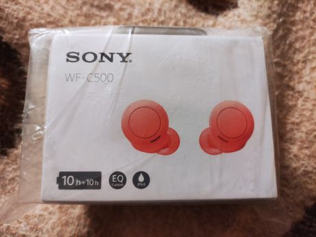 Słuchawki bezprzewodowe douszne nauszne Sony Wf-C500 nowe