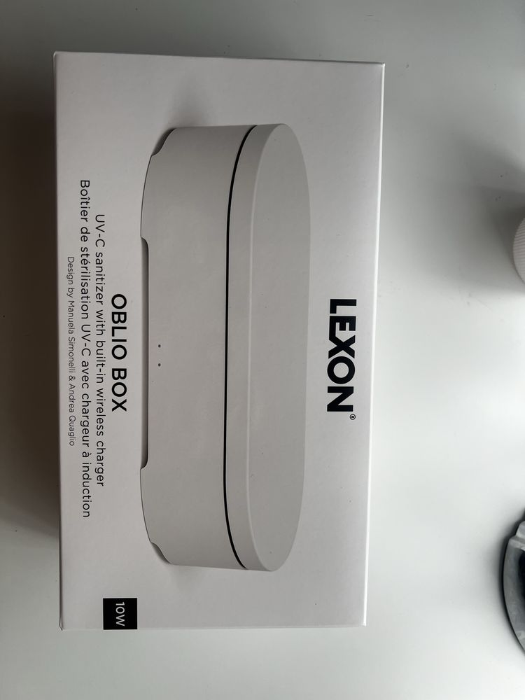 Ładowarka bezprzewodowa Oblio Box z dezynfektorem UV lexon nowa