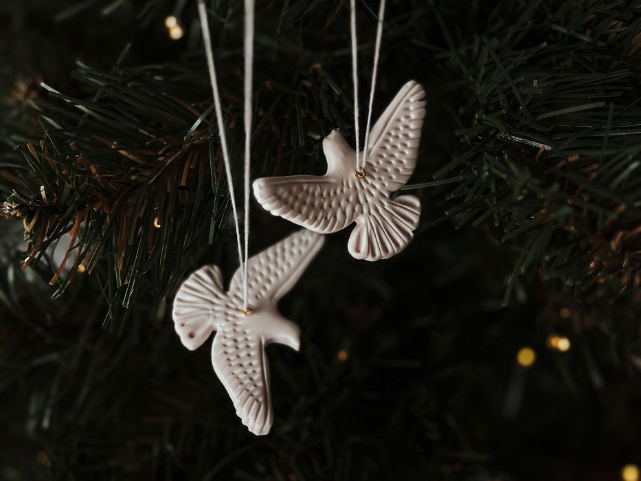 Набір голубів ручної роботи з полімерної глини з фільму «Один вдома 2»