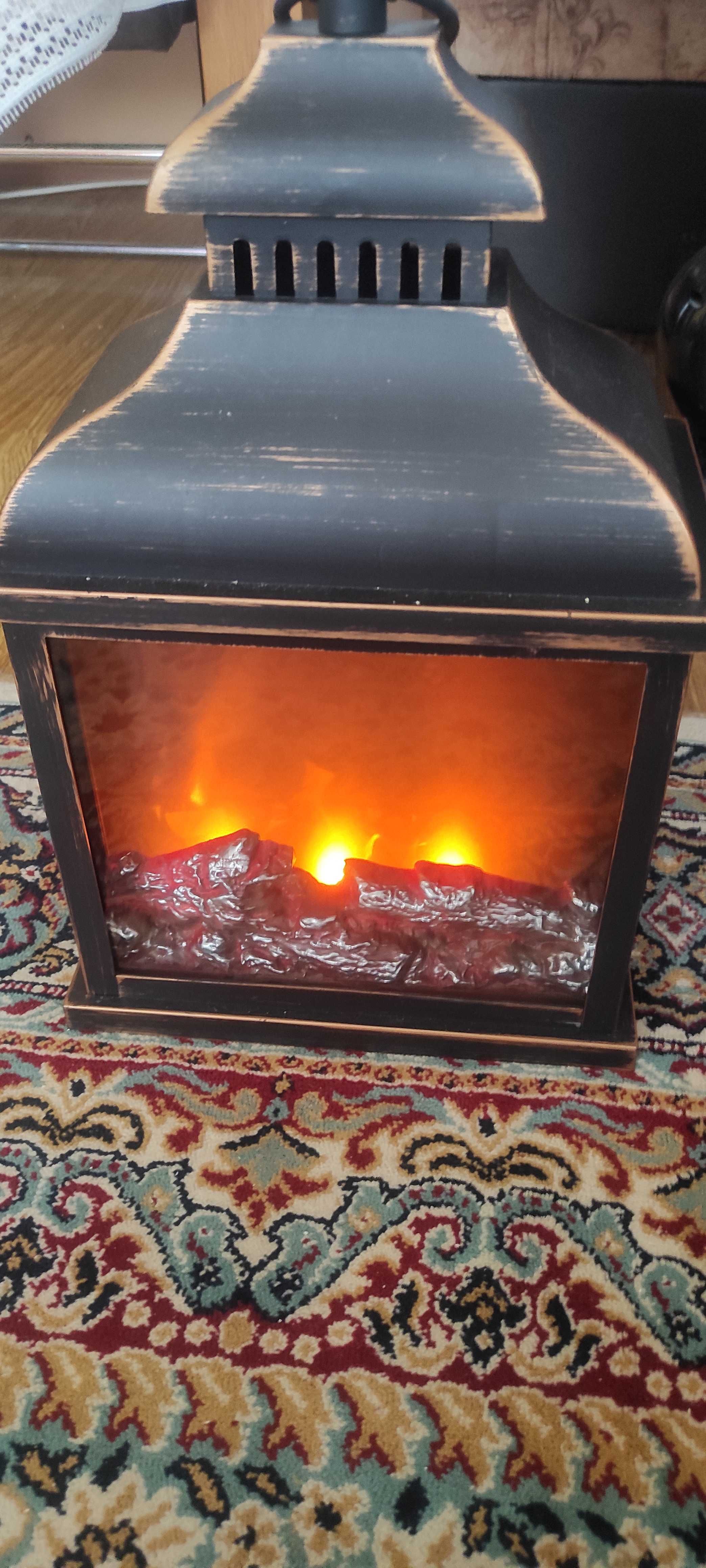 Kominek ledowy lampa
