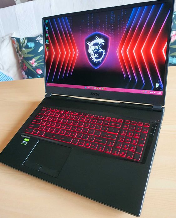 17,3" Msi GAMING laptop do gra cs2 fifa CoD gta ssd GTX 144hz GEFORCE