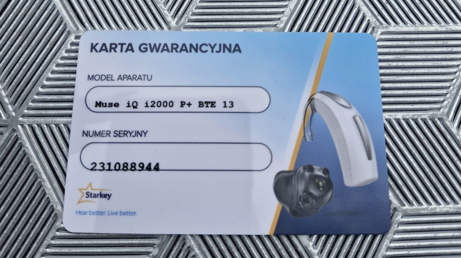 Aparat słuchowy Starkey