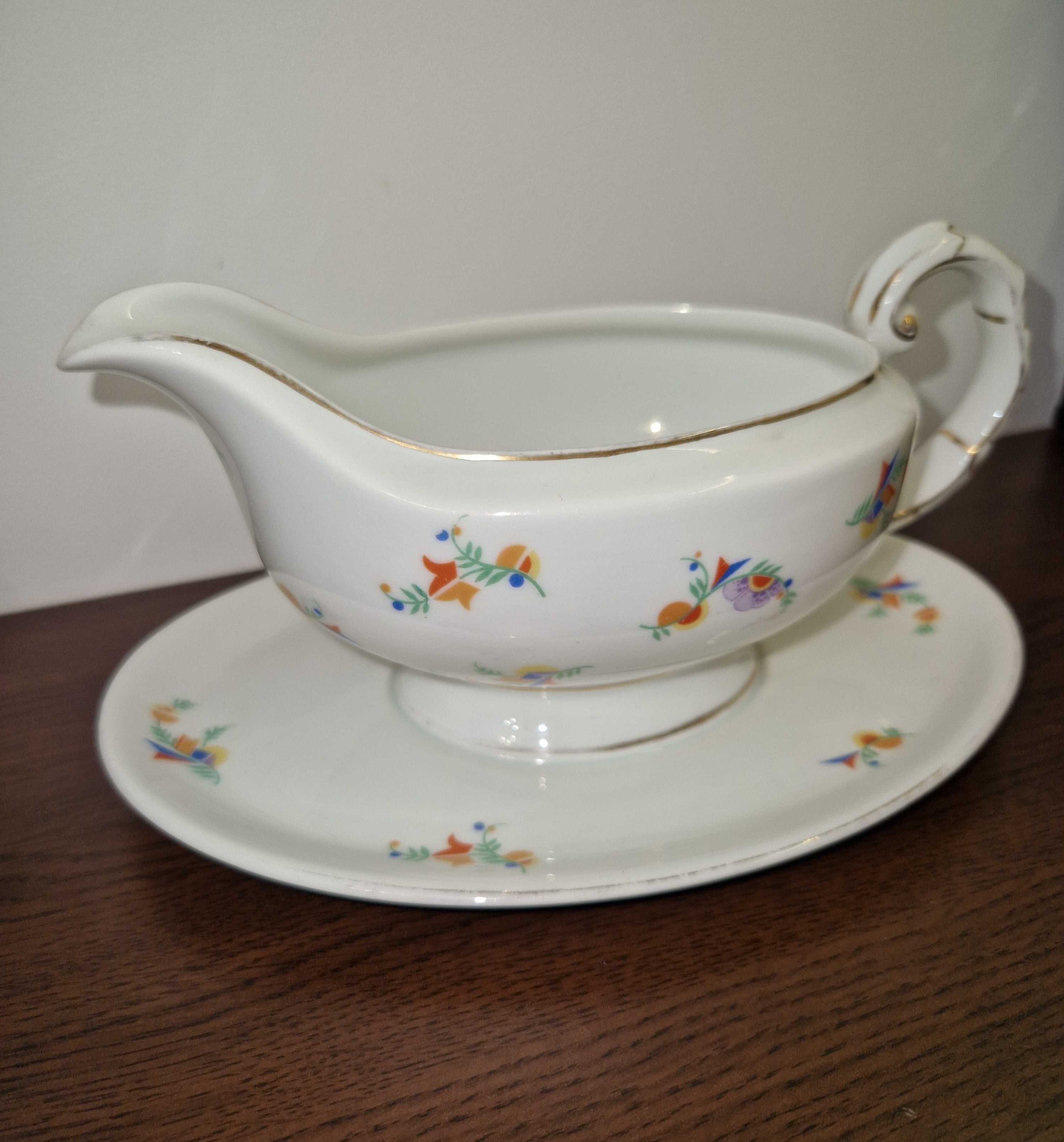 Thomas porcelana sosjerka Art Deco kwiaty Bavaria Rosenthal