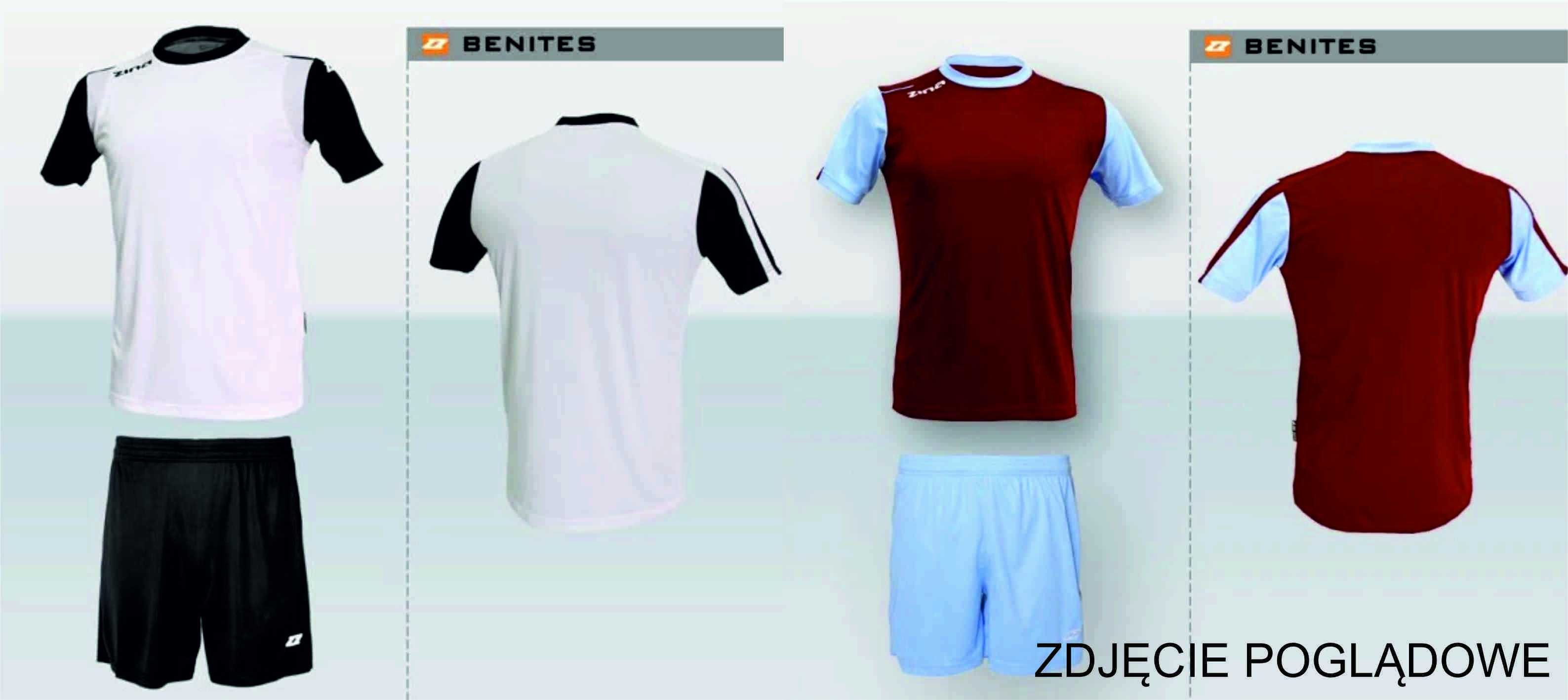 XL Komplet piłkarski Zina BENITES, strój sportowy, koszulka, spodenki