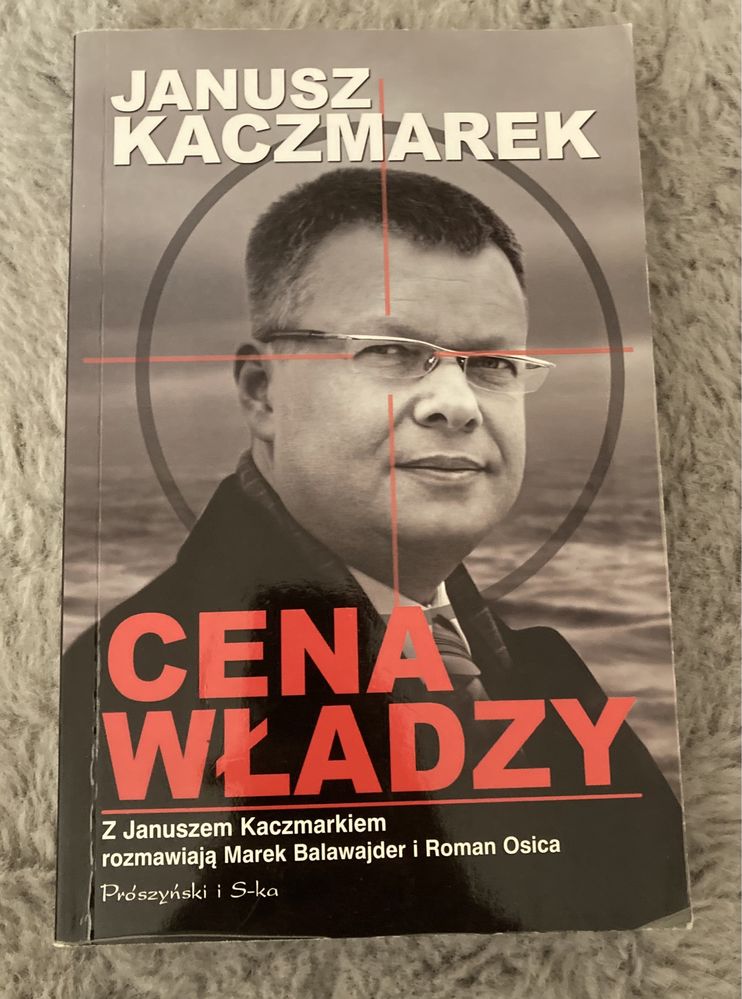 Książka Cena władzy  Janusz Kaczmarek