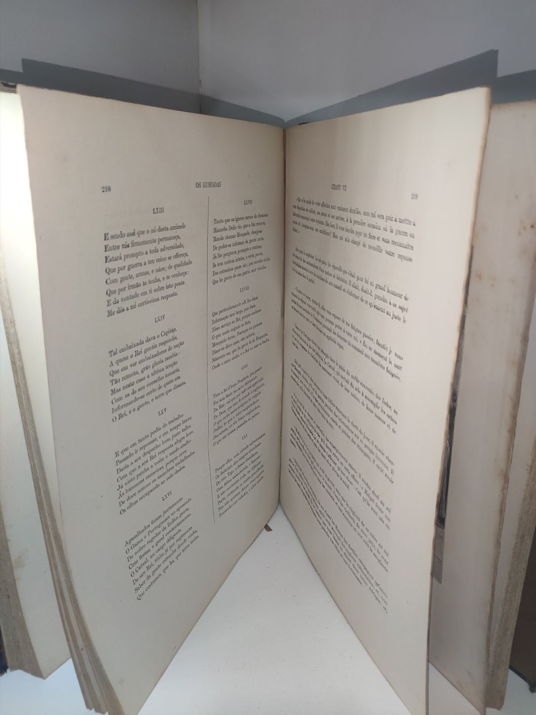Livro - Luis de Camões - Os Lusiadas data 1878 RARO