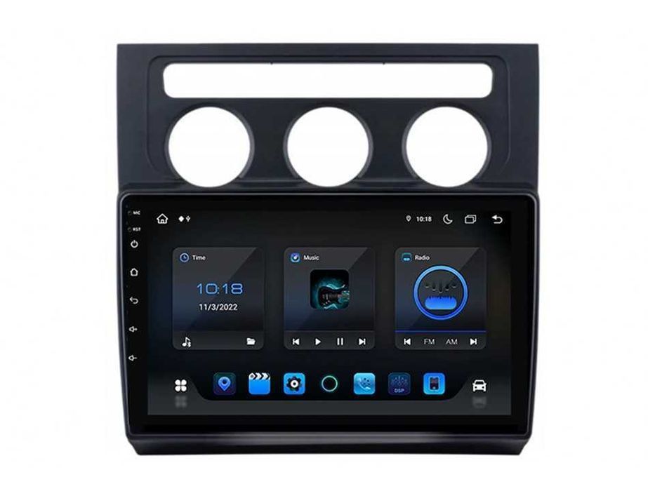 Radio samochodowe Android Volkswagen Touran (10.1" Auto AC) 2004.-2008