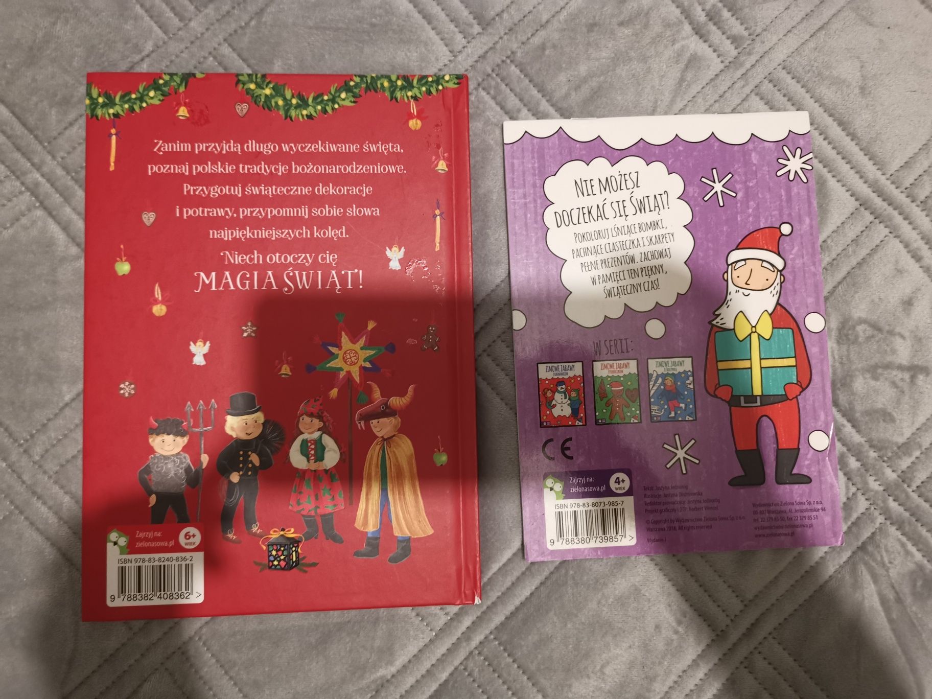 Nowa książka Magia świąt i kolorowanka Boże Narodzenie święta Mikołaj