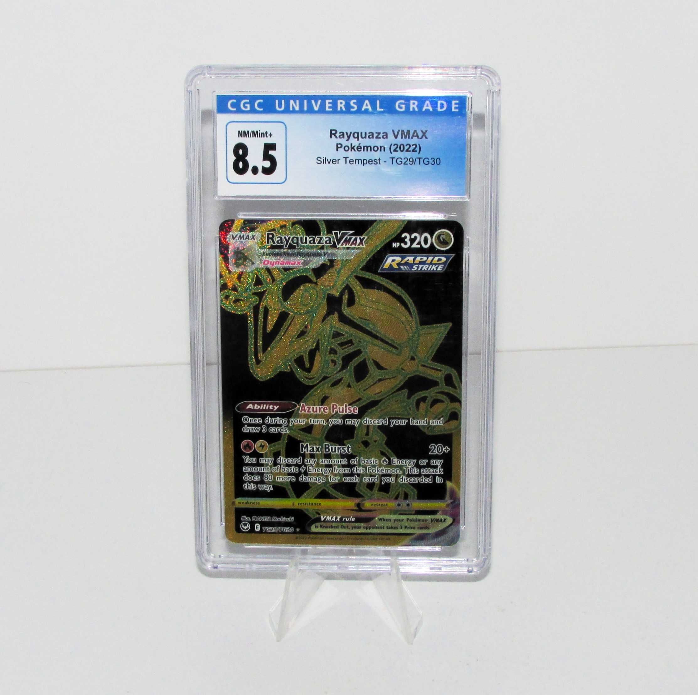 Rayquaza VMAX (Secret) - CGC 8.5 - Pokémon 2022