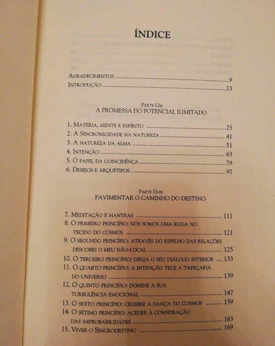 Livro "Os sete princípios da realização pessoal"