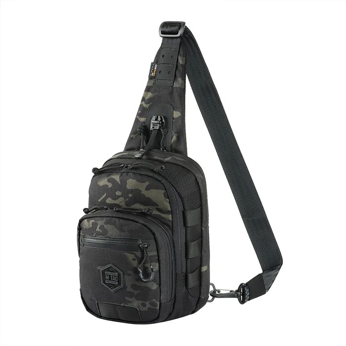 Torba na ramię M-Tac Cross Bag Slim Elite Hex Multicam Black/Black